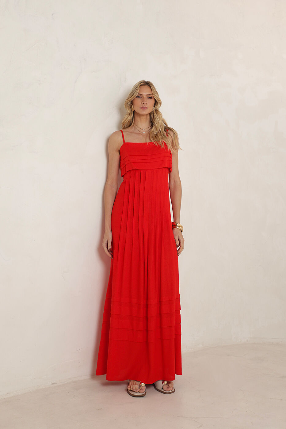 Vestido Pregas | Donna50